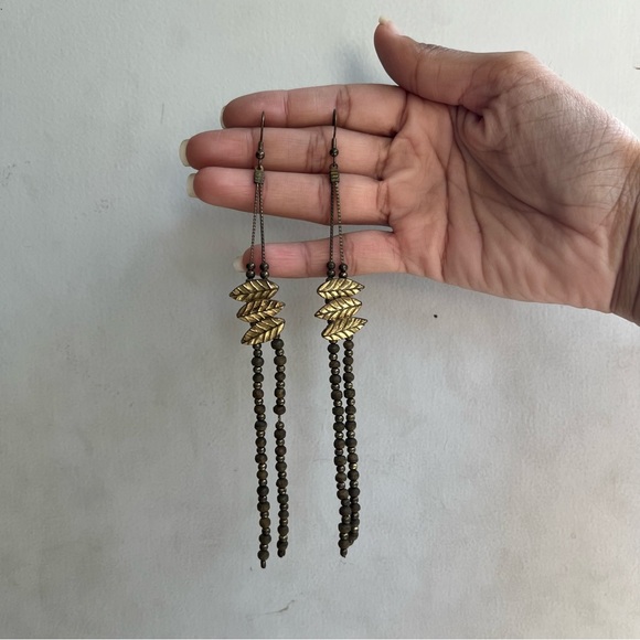 SOLD ❌ Long Boho Earrings - Picture 5 of 5